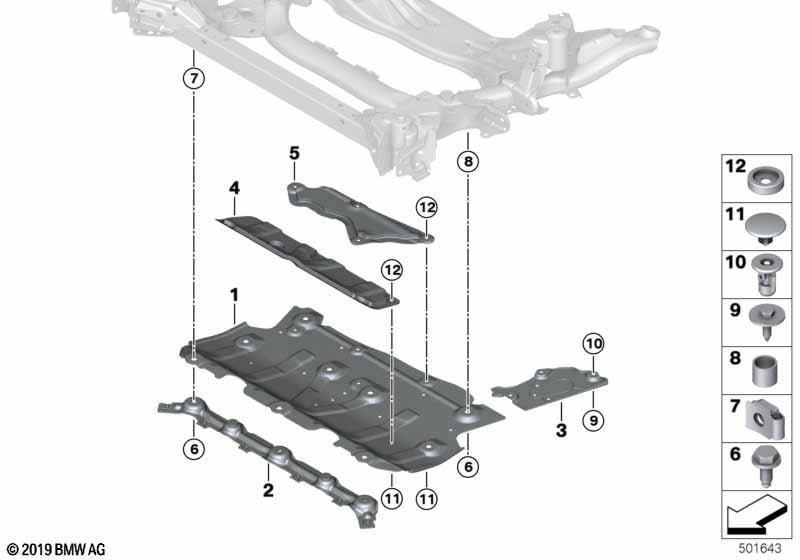 Vorderachsträger Allrad Unterfahrschutz