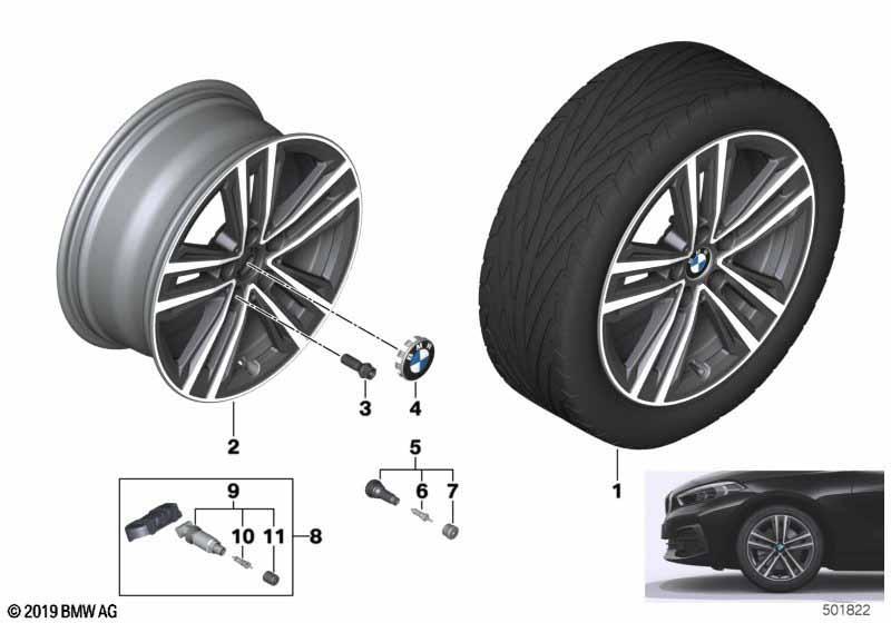 BMW LM Rad Doppelspeiche 548 - 17"