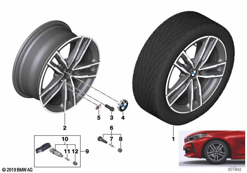 BMW LM Rad Doppelspeiche 550M - 17"