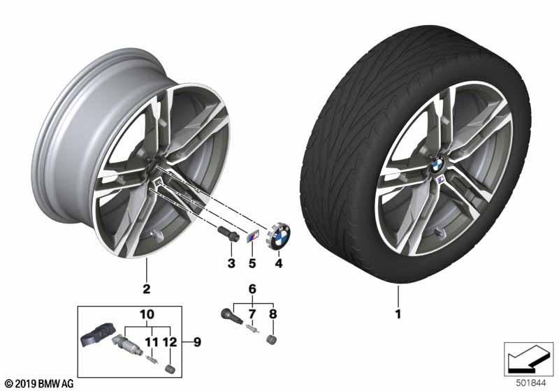 BMW LM Rad Doppelspeiche 556M - 18"