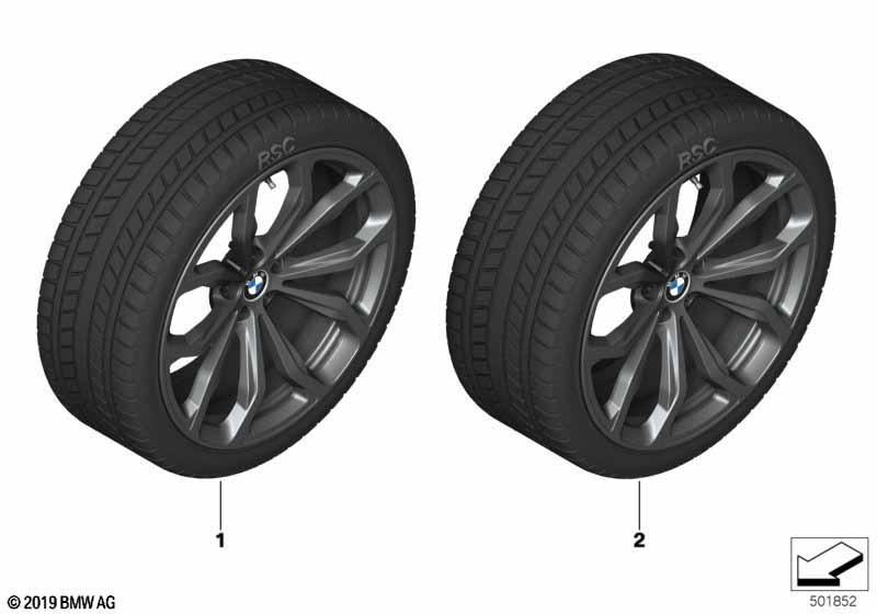 Winterkomplettrad Y-Speiche 695 - 20"