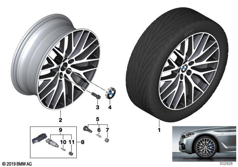 BMW LM Rad Kreuzspeiche 636 - 20" SZ