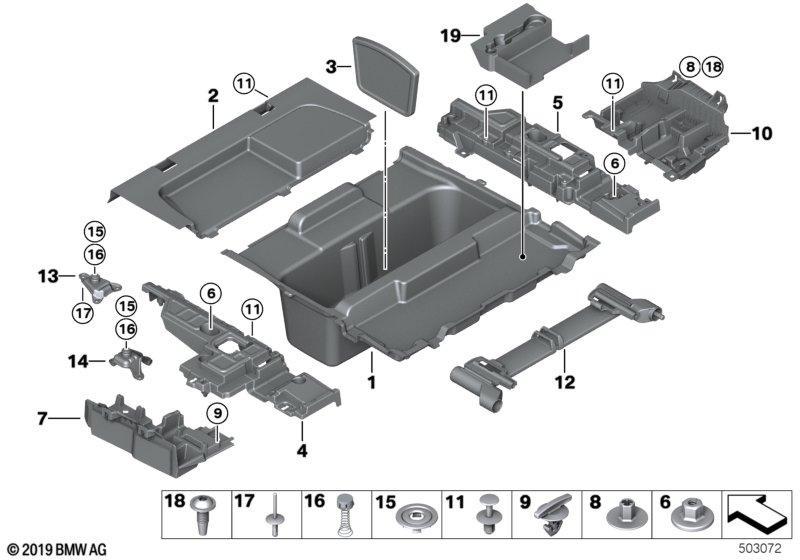 Gepäckraumboden Anbauteile