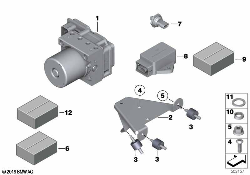 Hydroaggregat ABS/Steuergerät/Halterung