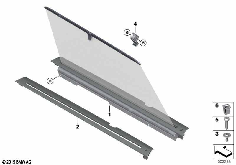 Sonnenschutzrollo Tür hinten