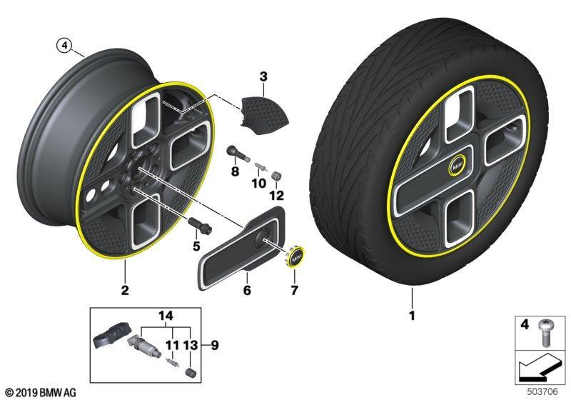 MINI LM Rad Elec. Corona Spoke 737 - 17"