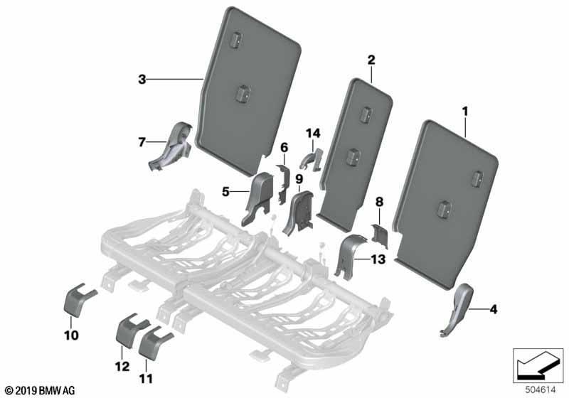 Sitz hinten Sitzblenden