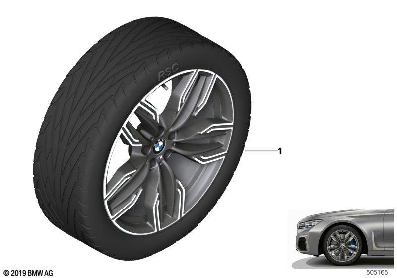 BMW LM Rad M Doppelspeiche 760M - 20"