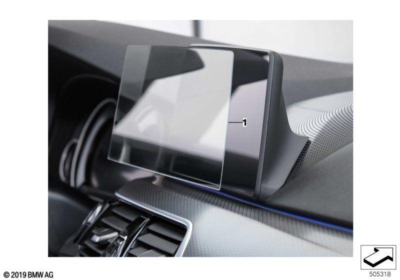 Protection glass for touch display