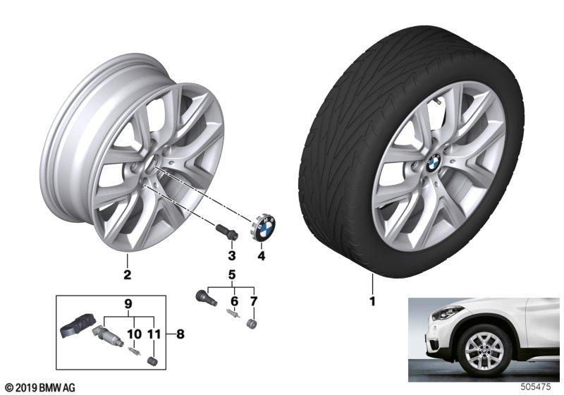 BMW LM Rad Y-Speiche 574 - 17" SZ