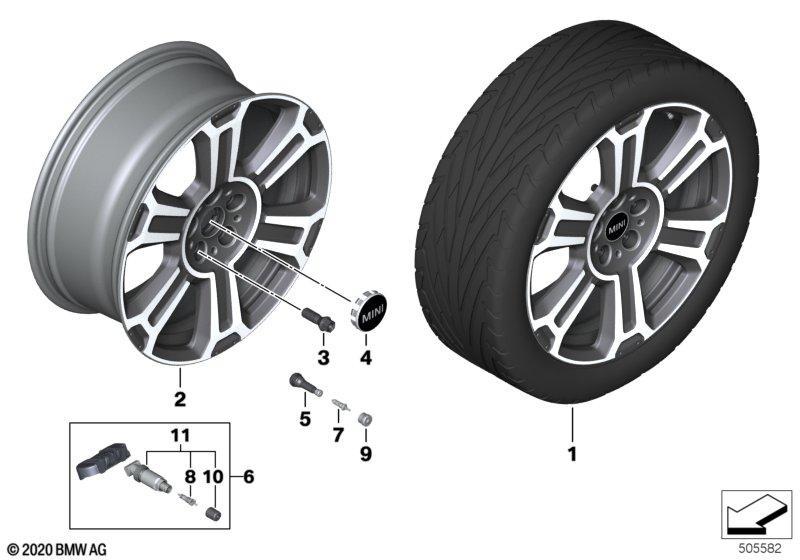 MINI LM Rad Turnstyle Spoke 558 - 19"