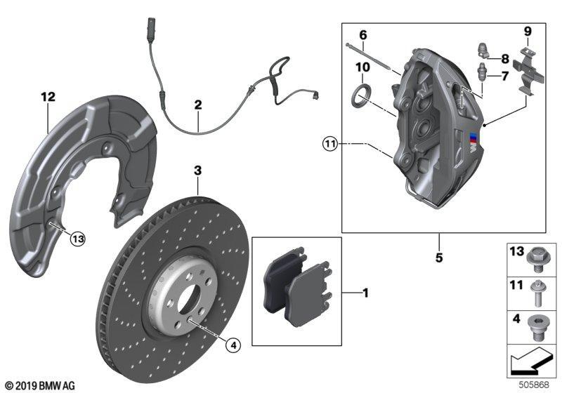 M Performance Vorderradbremse - Ersatz