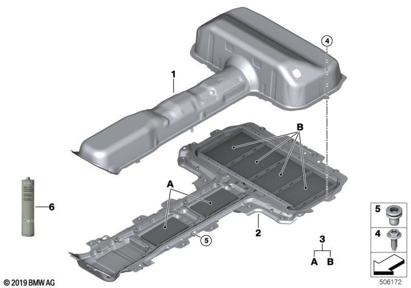 Hochvolt-Batterie Gehäuse