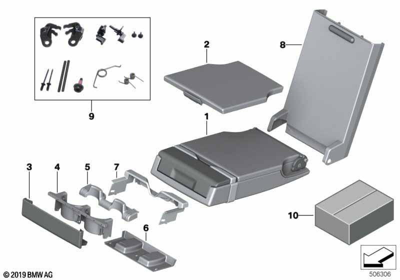 Sitz hinten Mittelarmlehne