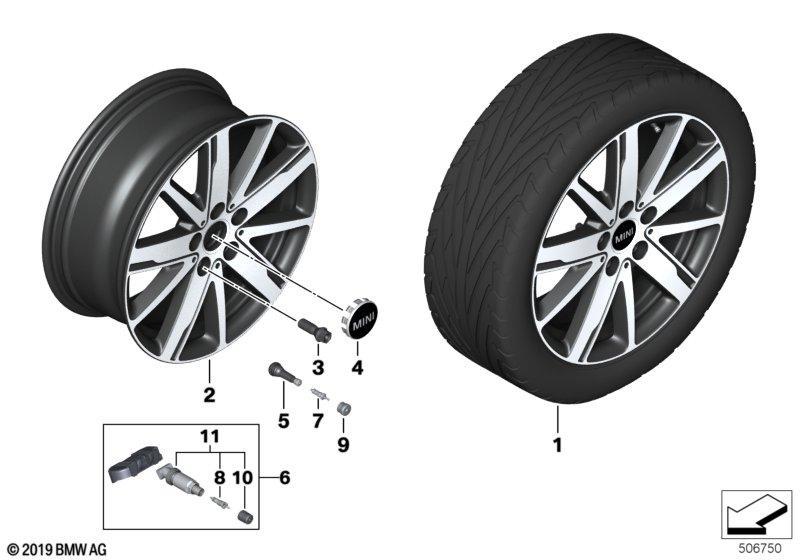 MINI LM Rad Scissor Spoke 830 - 17"