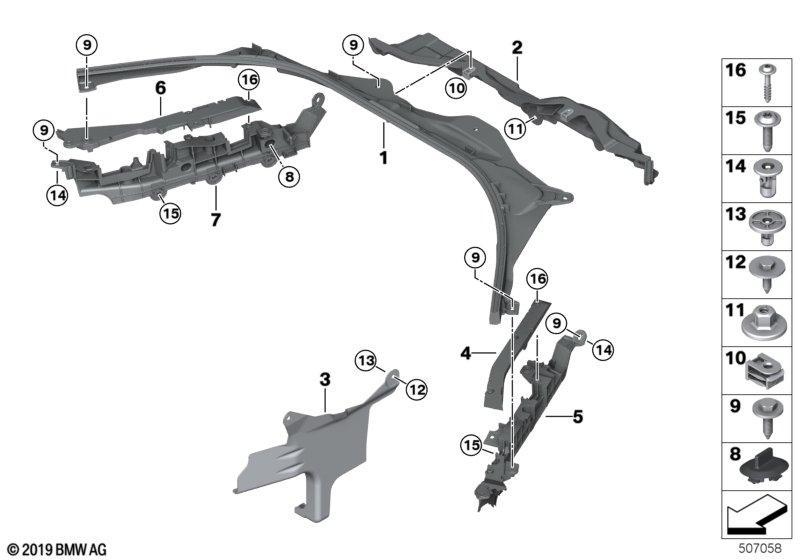 Anbauteile Motorraum