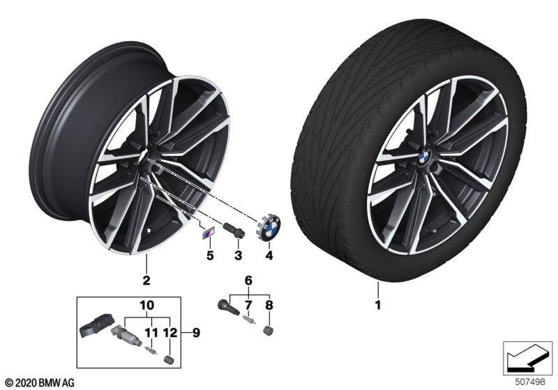 BMW LM Rad Doppelspeiche 797M - 19"