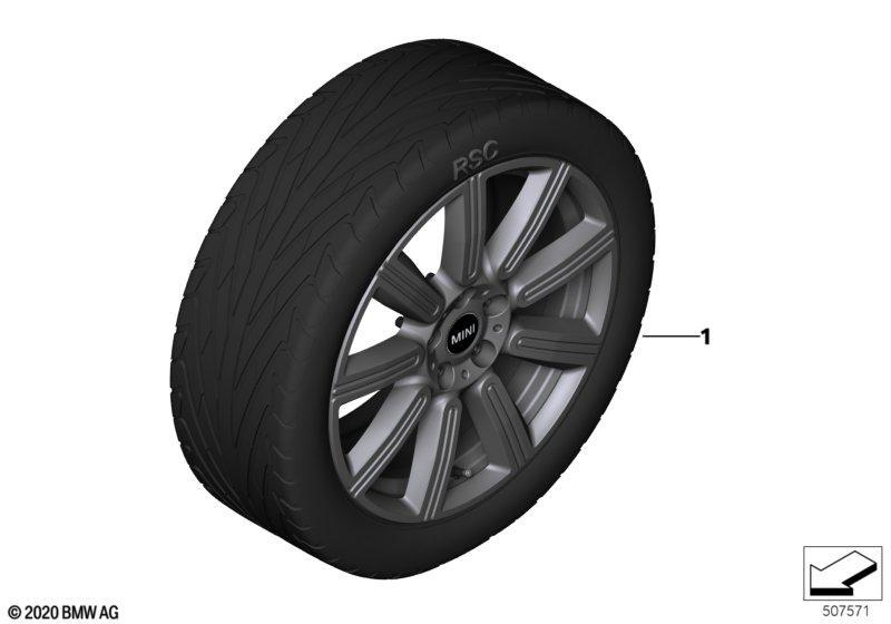 MINI LM Rad Multiray Spoke 591 - 18"