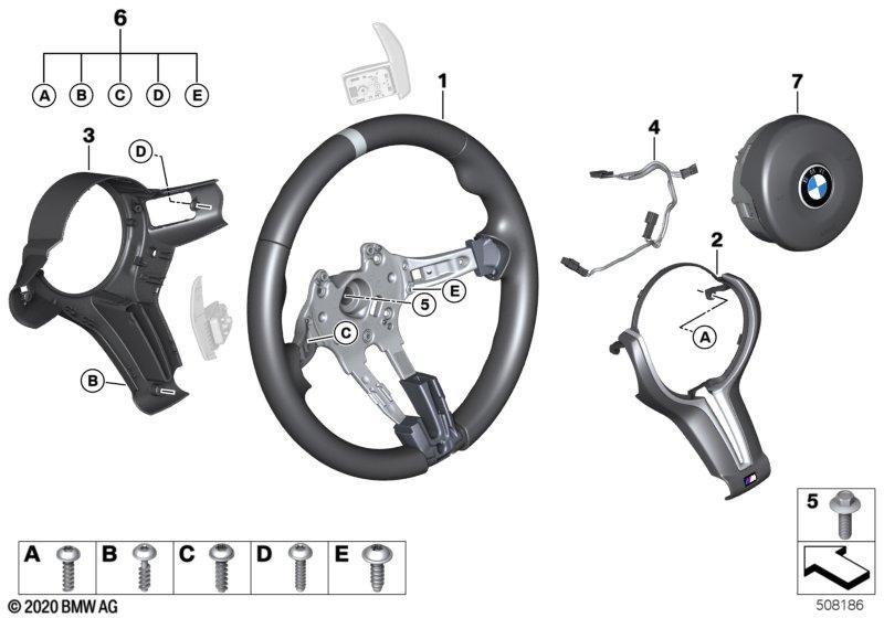 M Sportlenkrad Airbag Alcantara