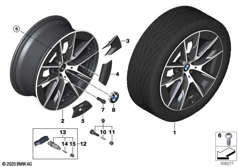 BMW LM Rad Aerodynamik 1001M - 20"