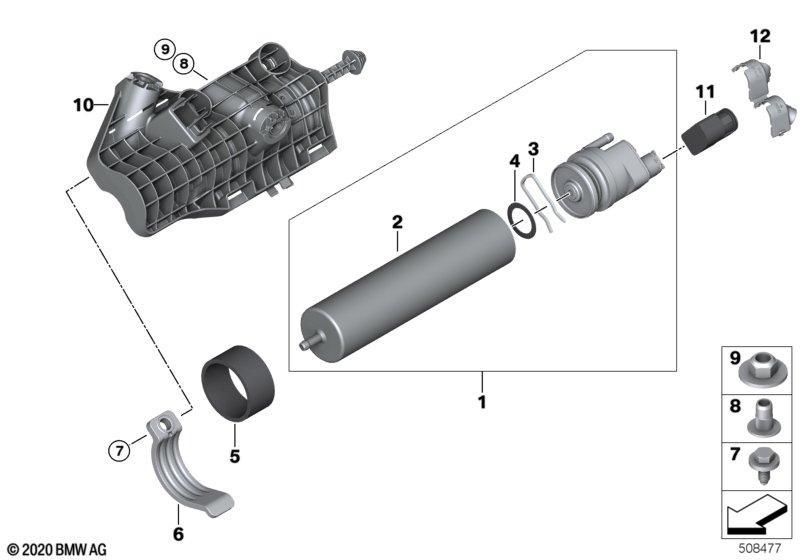 Kraftstofffilter mit Heizung