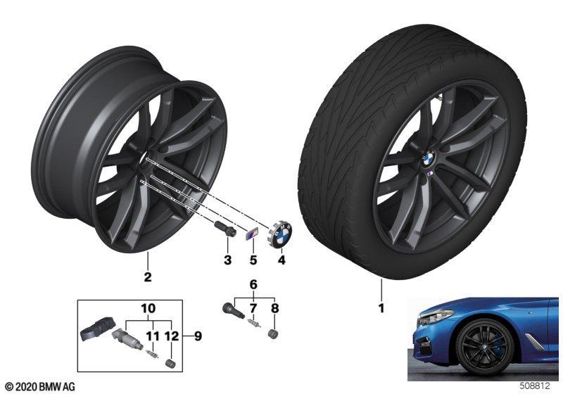 BMW LM Rad Doppelspeiche 662M - 18" SZ