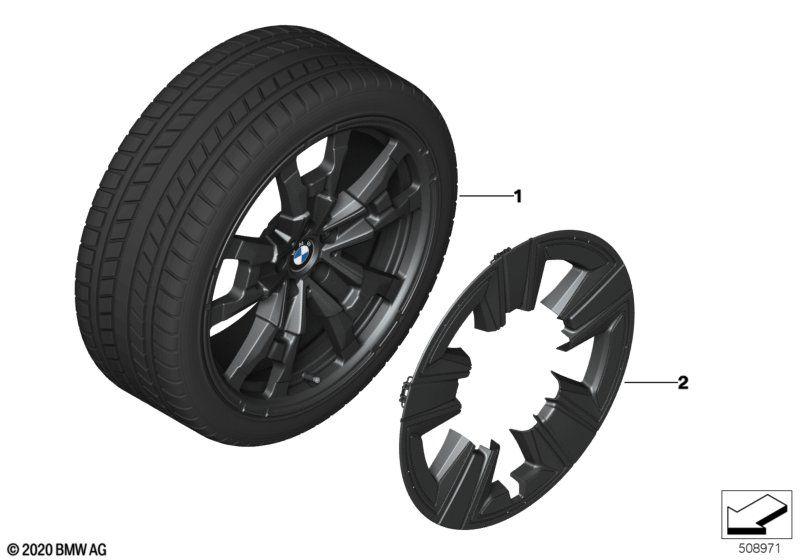 Spike/SC wint.wheel w.tyre Style 842-19"