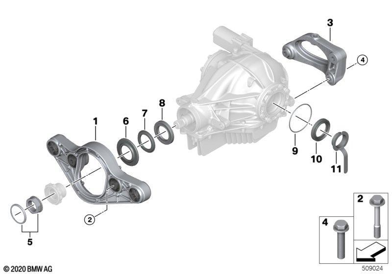 Hinterachsgetriebe Adapter / Dichtungen