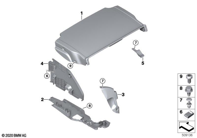 Verkleidung versenkbares Hardtop