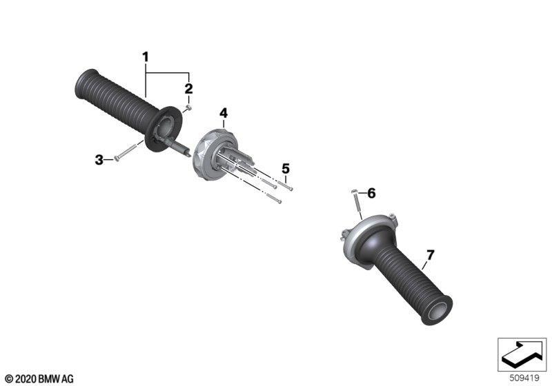 Lenkergriffe beheizt / Multi-Controller