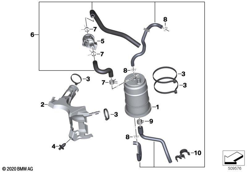 Aktivkohlefilter/Anbauteile