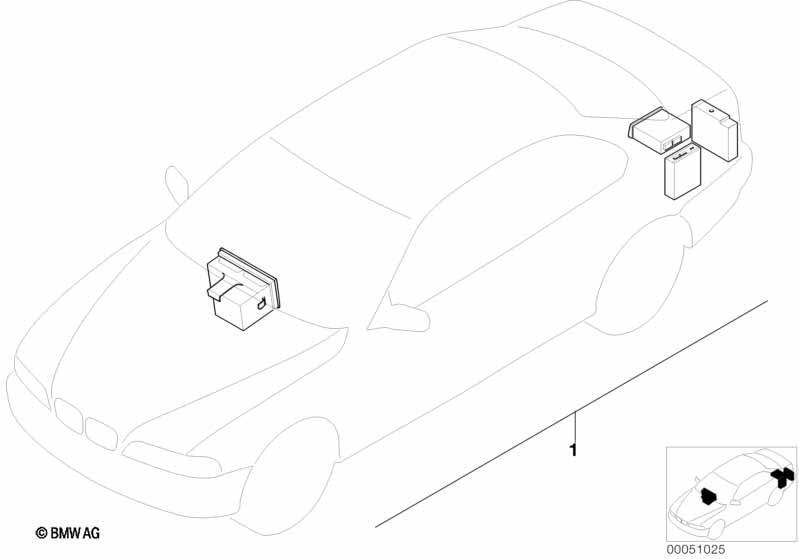 Nachrüstsatz Navigation mit Bordmonitor