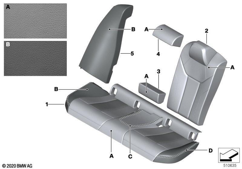 Individual Bezug Sitz hinten