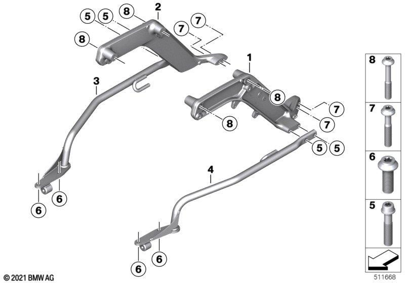 Kofferhalter/Anbauteile