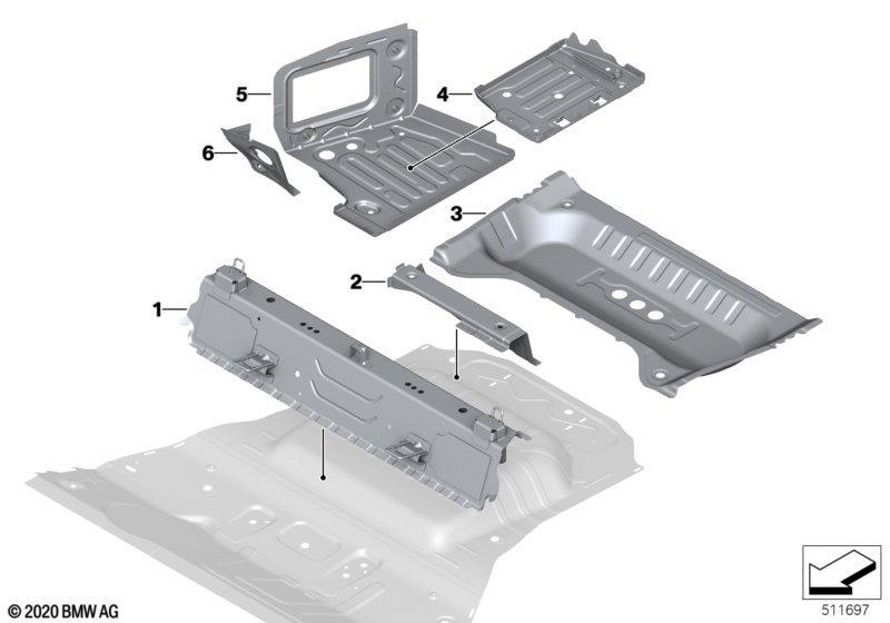 Gepäckraumboden Anbauteile