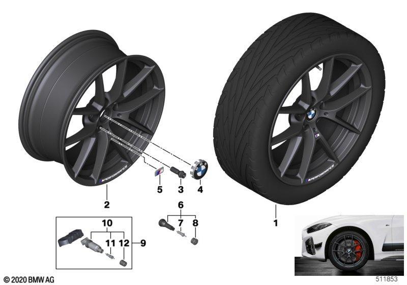 BMW LM Rad Y-Speiche 898M - 19" SZ