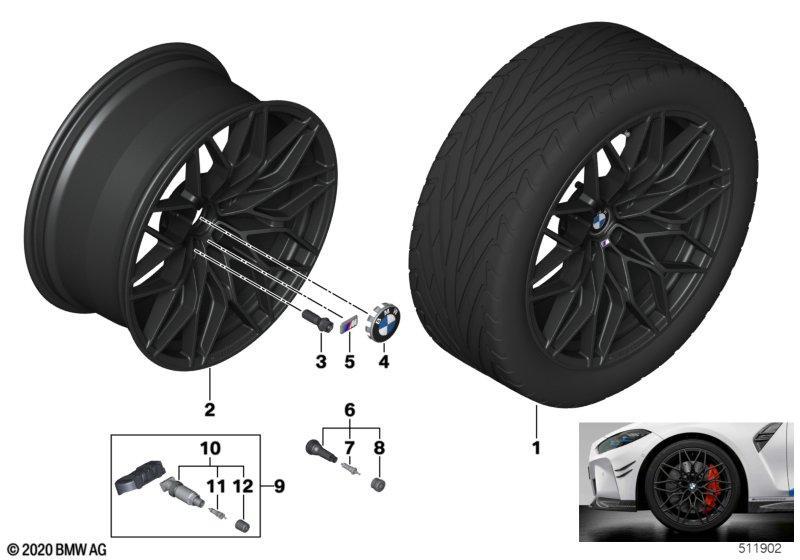 BMW LM Rad Kreuzspeiche 1000M - 20-21"SZ