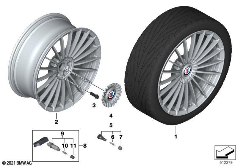 ALPINA LM Rad geschmiedet 20"