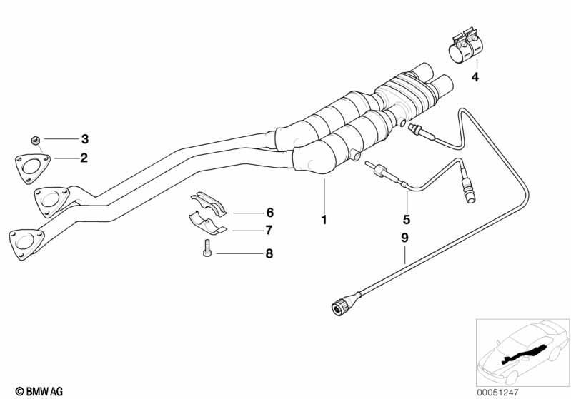 Katalysator/Vorschalldämpfer