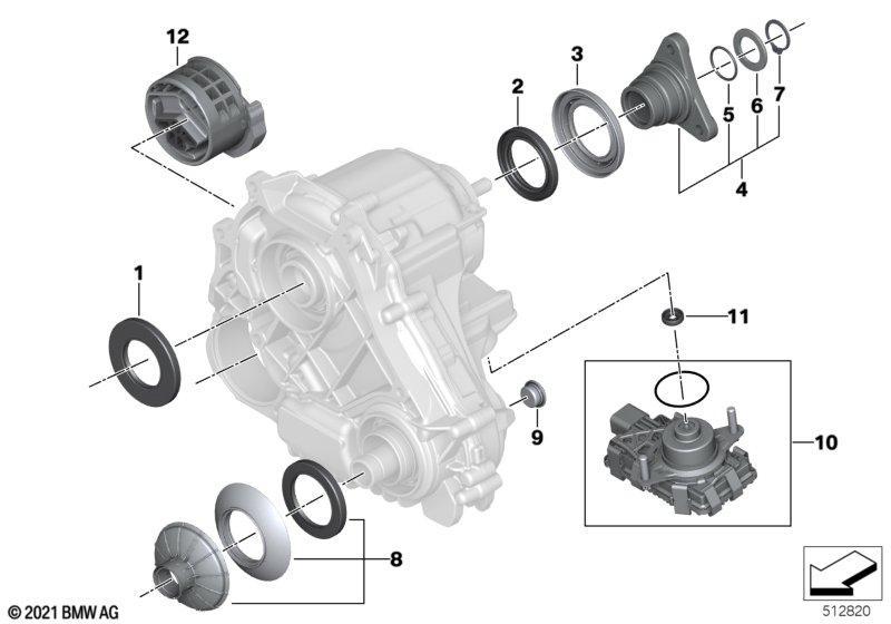 Verteilergetriebe Einzelteile ATC 13-2