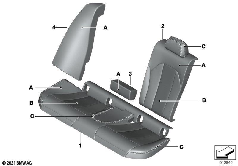 Individual Bezug Sitz hinten