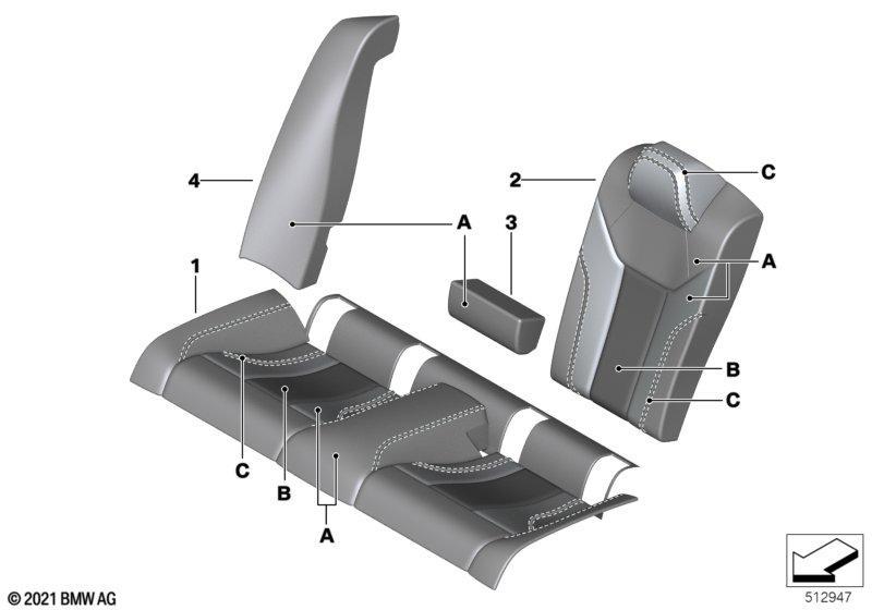 Individual Bezug Sitz hinten