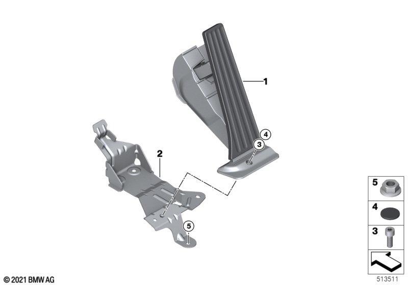 Gasbetätigung/Fahrpedalmodul