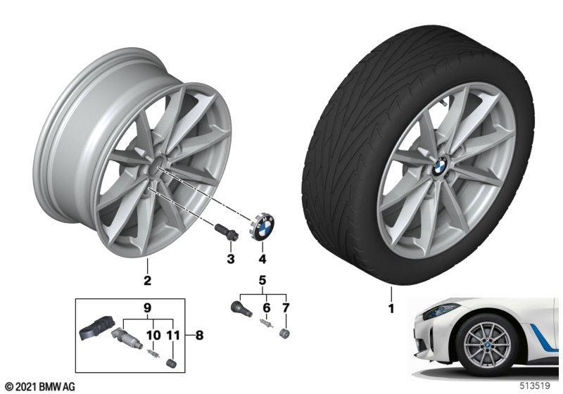 BMW LM Rad V-Speiche 851 - 17"