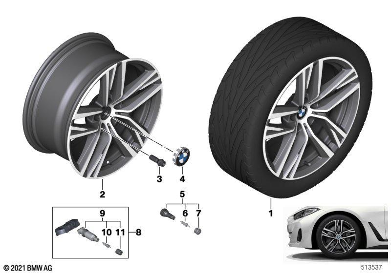 BMW LM Rad Doppelspeiche 853 - 18"