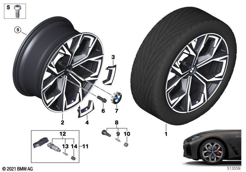 BMW LM Rad Aerodynamik 860M - 19"