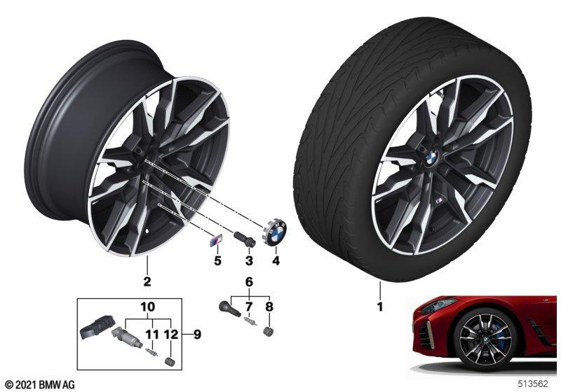 BMW LM Rad Doppelspeiche 861M - 19"