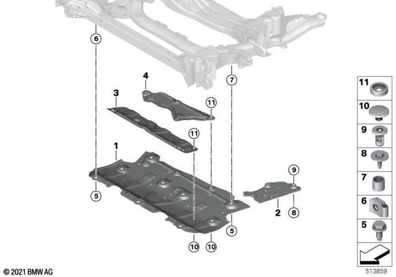 Vorderachsträger Allrad Unterfahrschutz