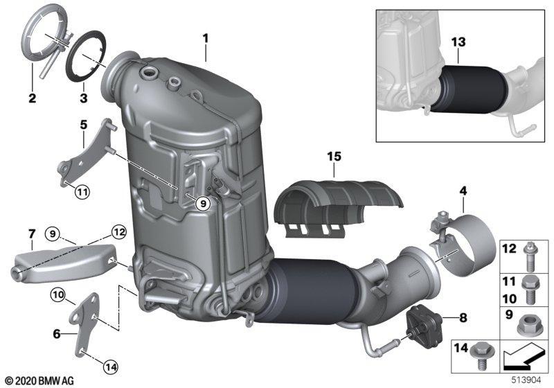 Katalysator/Dieselpartikelfilter