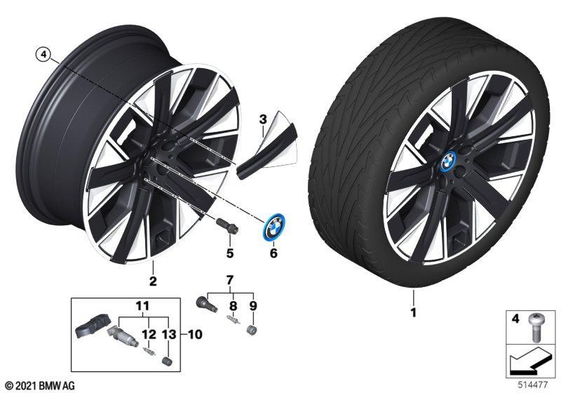 BMW LM Rad Aerodynamik 1010 - 21"